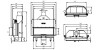 Wkład kominkowy HITZE Albero AL120x43G.H-D + PREZENT